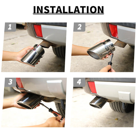 For 2017-2023 4Runner Exhaust Tailpipe Tail Muffler Tail Throat Tail Pipe