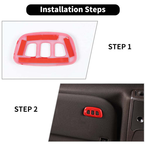 Interior Garage Control Switch Button Cover For Ford F150 2015-2020 Accessories | CheroCar