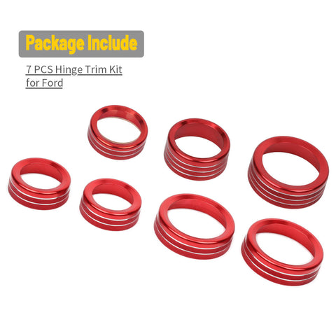 For 2021+ Ford F 150 Air Conditioner Headlight 4WD Trailer Switch Knob Tring Ring Kit