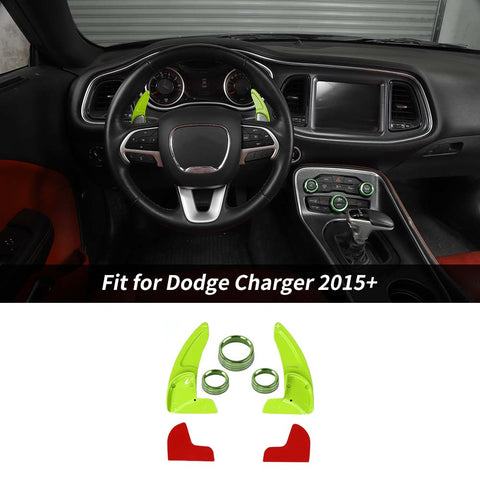 Shift Paddle/Air Condition Sound Switch Ring For Dodge Charger/Challenger 2015+ Accessories | CheroCar