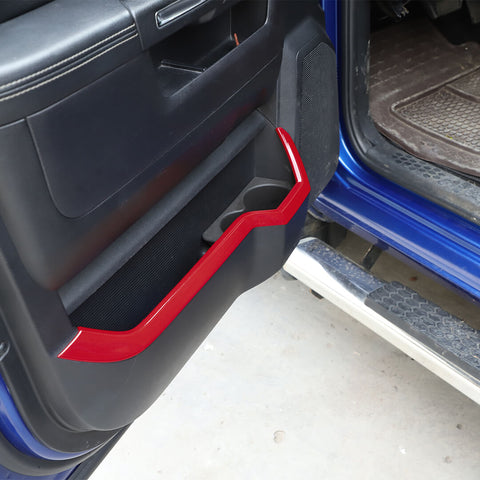 For 2010-2017 Dodge RAM Interior Front Door Storage Box Cover Trim Strips