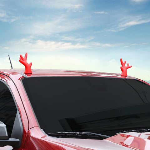 For Universal Car Exterior Car Top Cute Sticker Decor Accessories (2 pcs)