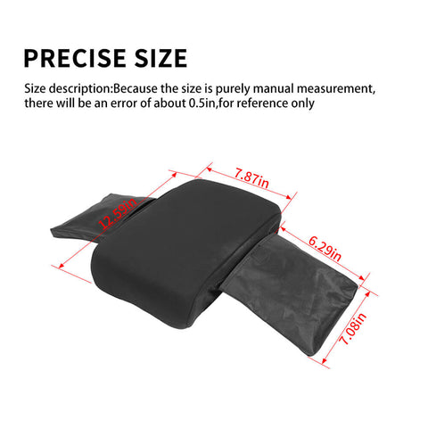 For 2010-2023 Toyota 4Runner Center Console Armrest Box Soft Cloth Pad Cover With Storage Bag