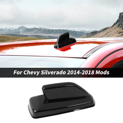 For 2014-2018 Chevy Silverado Top Antenna Decor Cover Trim