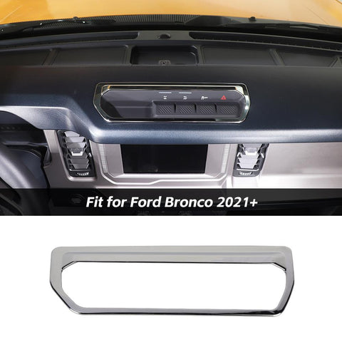 Front Differential Control Switch Panel Trim Decor Cover For Ford Bronco 2021+ Accessories | CheroCar