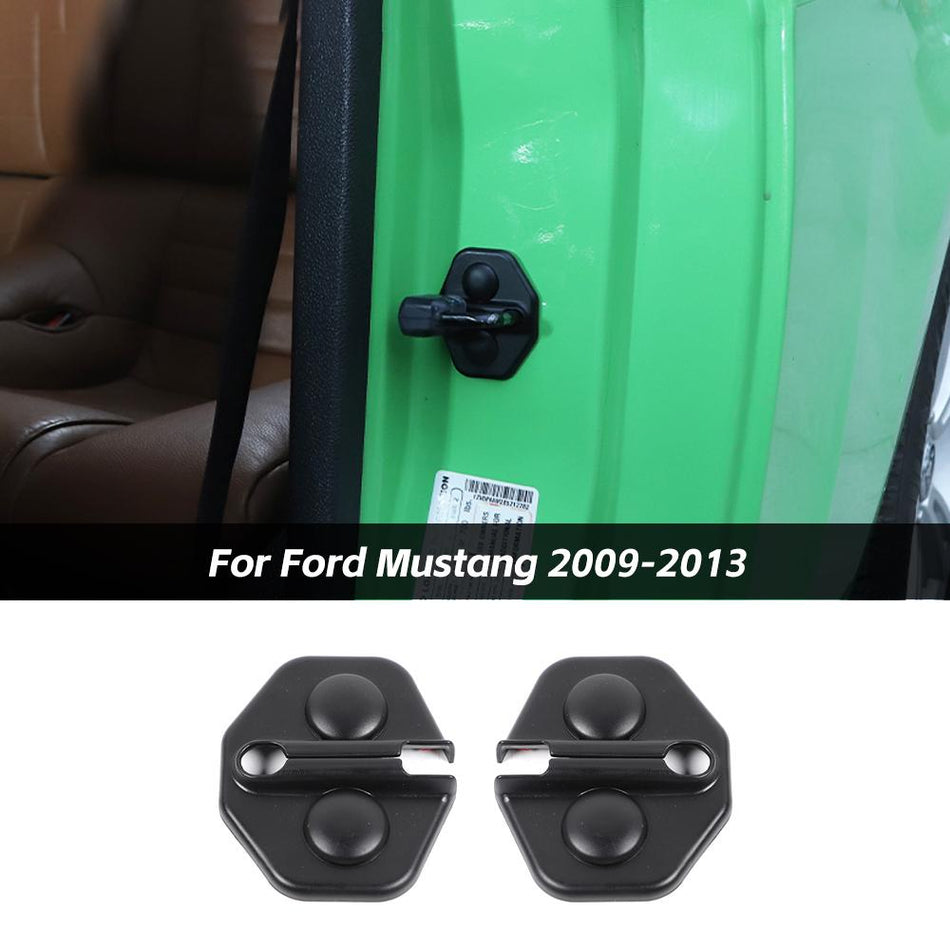 For 2009-2013 Ford Mustang Interior Door Lock Cover Buckle Trim