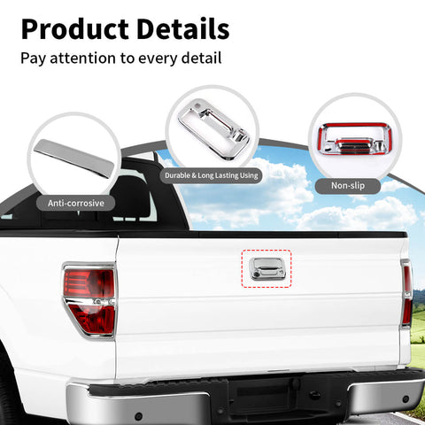 For 2004-2014 Ford F150/F250/F350/F450/F550 Tailgate Handle Cover Plastic Door Handle Shell Trim Cover