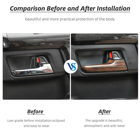 For 2017-2023 Toyota 4Runner Inner Door Handle Cover Trim