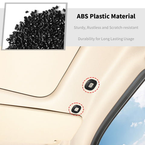 For 2018+ Dodge RAM Car Roof Horn Ring/Reading Light Trim Cover