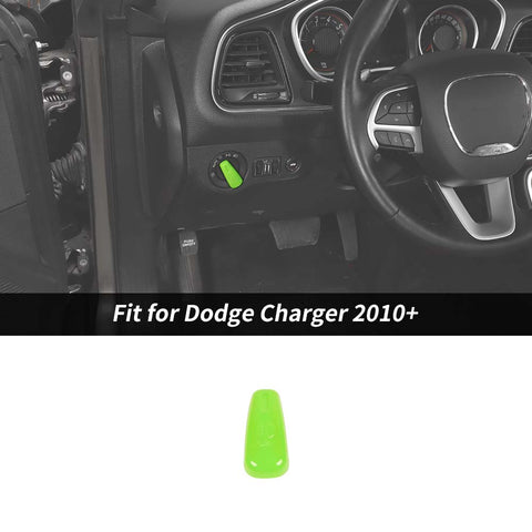 Headlight Switch Knob Trim Cover for Dodge Challenger 2015+ & Charger 2010+ & Durango 2011+ & 300CC 2011+｜CheroCar