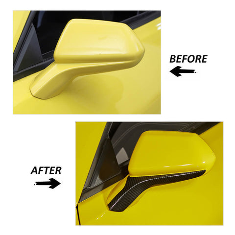 Side Door Rearview Mirror Base Trim Cover For Chevrolet Camaro 2017+ Accessories | CheroCar