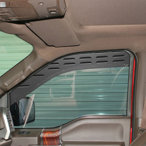 For 2015+ Ford F150 Rear Window Glass Louver Air Vent Panel Trim