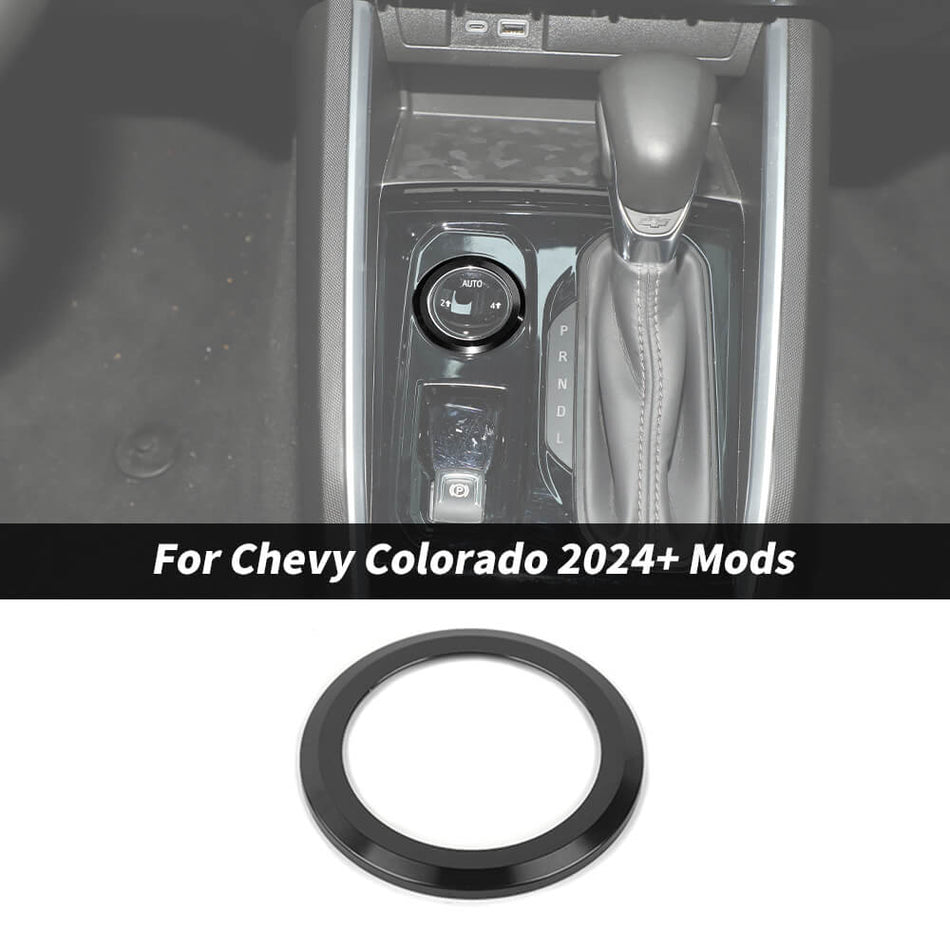 For 2024+ Chevy Colorado Four-wheel Drive 4WD Knob Adjustment Mode Ring Trim Cover