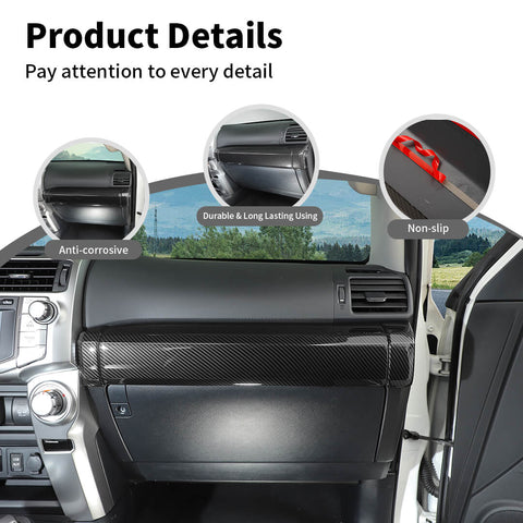 For 2010-2023 Toyota 4Runner 3 x Console Co-Pilot Dashboard Cover Trim