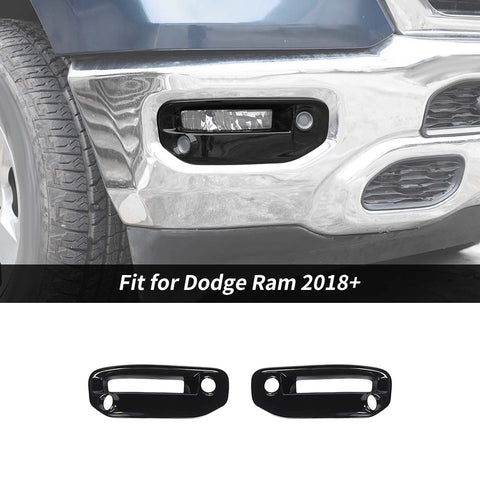 For 2018+ Dodge RAM 1500 Car Front Fog Light Lamp Cover Trim Decor For Dodge RAM 1500 2018+