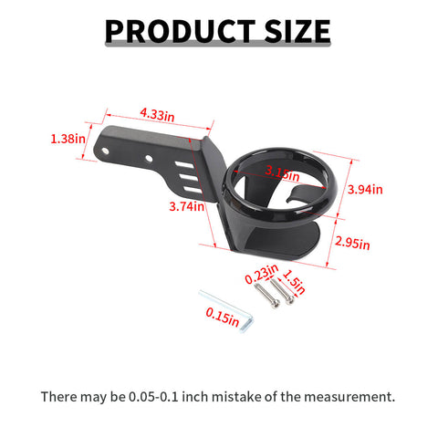 For 2021+ Ford Bronco A-Pillar Handle Water Cup Mount Bracket Holder Stand