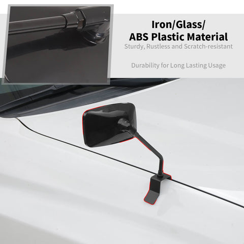 For 2010-2023 4Runner Front Mount Engine Hood Sand Board Rear View Mirror Trim