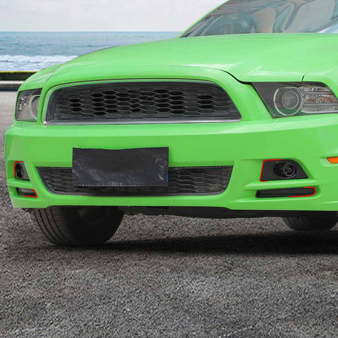 For Ford Mustang 2010-2014 Mustang Front Fog Iight Trim Black