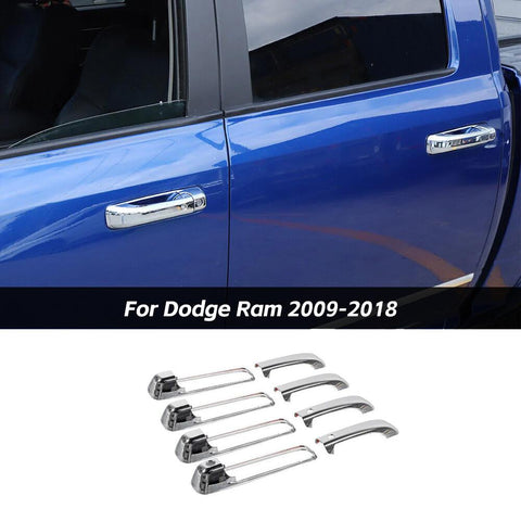 For 2009-2018 Dodge RAM 8 x Exterior Door Handles Trim Cover