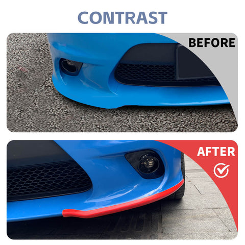 For 2015+ Dodge Charger SRT Front Bumper Lip Splitter Protector Cover Trim