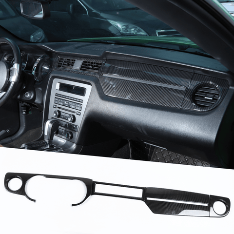 For 2010-2014 Ford Mustang Interior Center Console Dashboard Decor Trim
