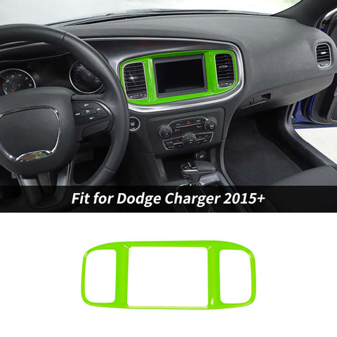 Console Navigation GPS Panel Decor Cover Trim for Dodge Charger 2015+ Accessories | CheroCar