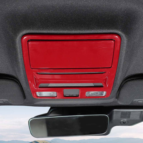 For 2024+ Ford Mustang Front Top Roof Reading Light Panel Bezel Cover Trim Decor