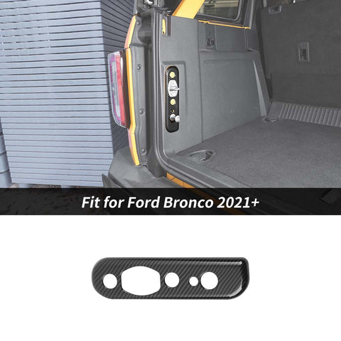 Trunk Tailgate Latch Door Lock Panel Cover For Ford Bronco 2021+ Accessories | CheroCar