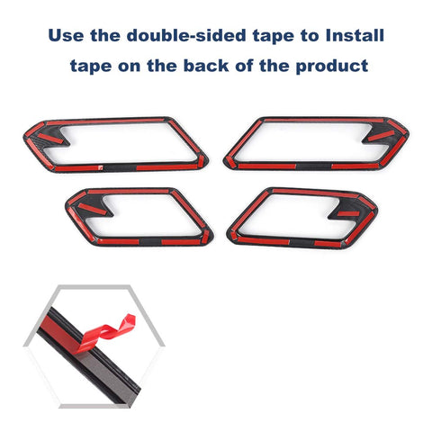 For 2023+ Chevy Colorado & GMC Canyon Interior Door Handle Bowl Cover Trim