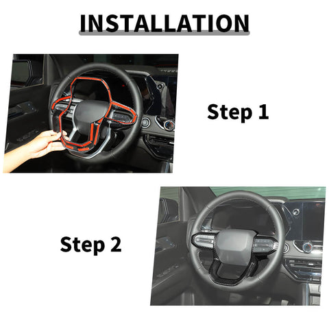 For 2023+ Chevy Colorado/GMC-CANYON/2024+ GMC-YUKON/2025+ GMC-TERRAIN Steering Wheel Trim Panel Cover