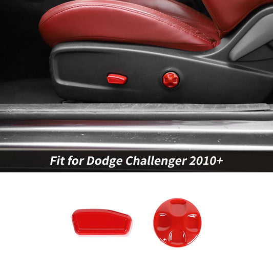 For 2010+ Dodge Challenger Main Driving Seat Adjustment Button Cover Trim