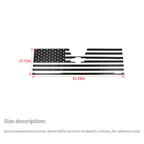 US Flag Car Rear Tailgate Sticker Decal Cover For Chevy Avalanche 2007-2013 Accessories | CheroCar