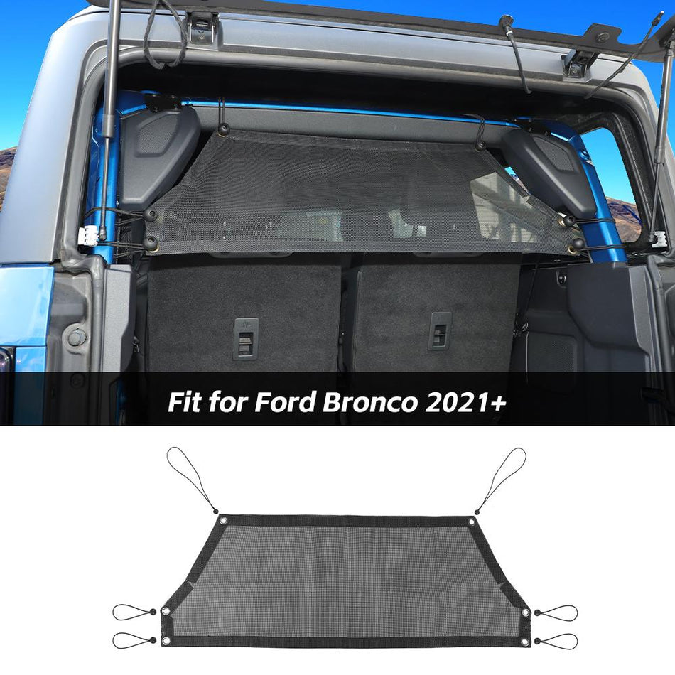 For 2021+ Ford Bronco 2-Door Trunk Heat Mesh Insulation Net Cover