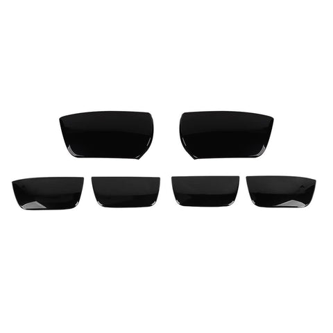 For 2010-2013 Chevy Camaro Smoket Black Front Headlight Taillight Panel Cover Trim Kit