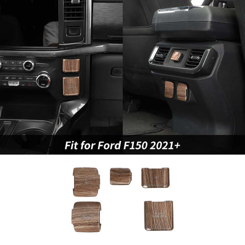 5 x Interior Control Power Socket Cover Trim For Ford F150 2021+ Accessories | CheroCar