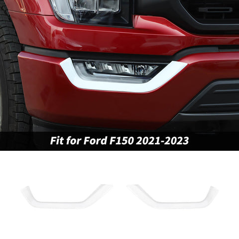 For 2021-2023 Ford F150 Front Fog Light Lamp Eyebrow Decor Cover Trim