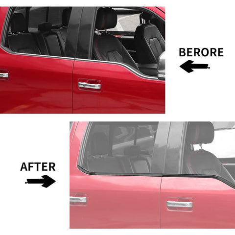 Door Window Bottom Sill Trim Cover Molded For Ford F150 2015-2020 Accessories | CheroCar