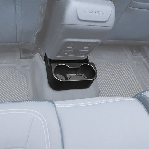 For 2021+ Ford Bronco 4-Door Car Rear Back Water Cup Holder Storage Box Organizer