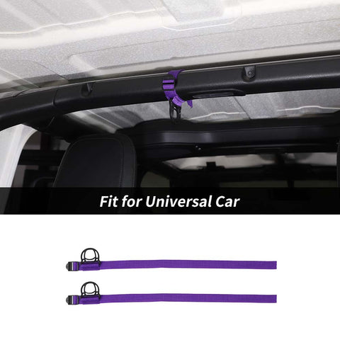 2 x Roll Bar Coat Hanger Clothes Hook For Universal Car Accessories | CheroCar