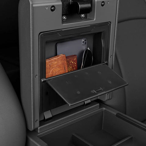 For 2024+ 4Runner Center Console Armrest Hidden Storage Box