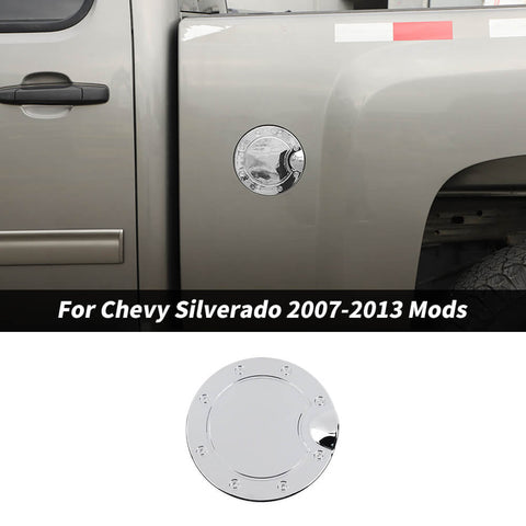 For 2007-2017 Chevy Silverado/GMC-SIERRA Chrome Gas Cap Door Fuel Tank Cover