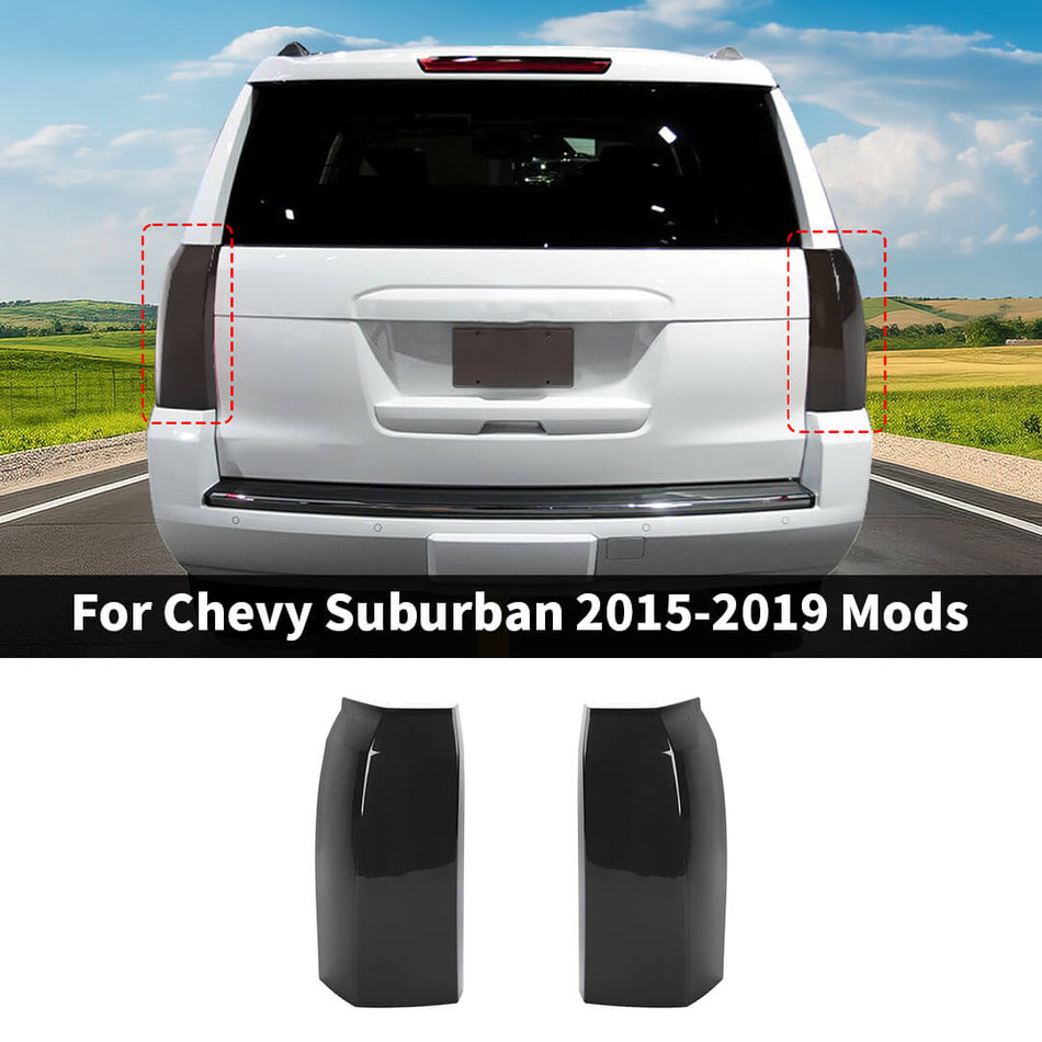 For 2015-2019 Chevy Suburban/Tahoe Rear Tail Light Lamp Guard Cover Trim (2 pcs)