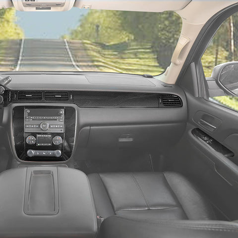 For 2007-2013 Chevy Suburban/Tahoe/Avalanche/GMC-YUKON/GMC-SIERRA Interior Center Console Decoration Cover Trim Kit