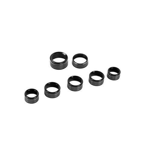 For 2018+ Dodge RAM Headlight Center Console Switch Knob Trim Ring Kit