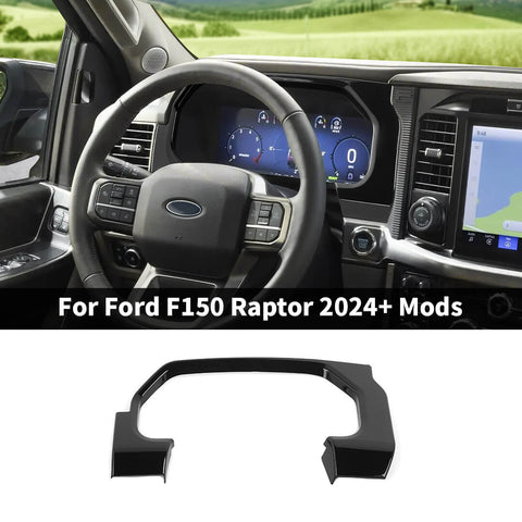 For 2024+ Ford F150 Raptor Dashboard Instrument Display Panel Trim Cover Decor