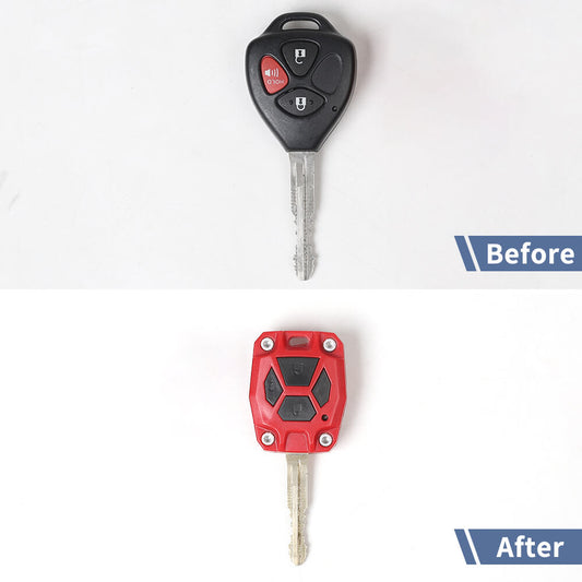 For 2010-2023 Toyota 4Runner Car Key Fob Decor Cover Case Trim Protector Shell