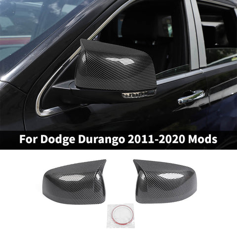 For 2011-2020 Dodge Durango Side Door Rearview Mirror Cover Trim Shell