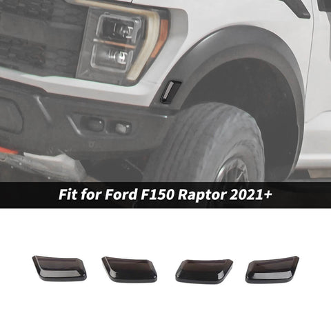 For 2021+ Ford F150 Raptor Wheel Eyebrow Light Lamp Cover Trim Decor