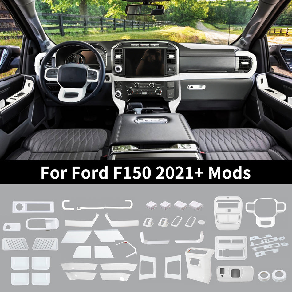 For 2021+ Ford F150 50 x Car Interior Decoration Trim Set