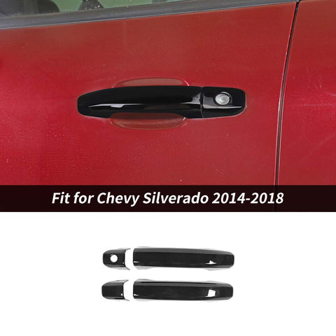 Car Exterior Door Handle Cover Trim Shell For Chevy Silverado/GMC Sierra 2014-2018 2-Door Accessories | CheroCar